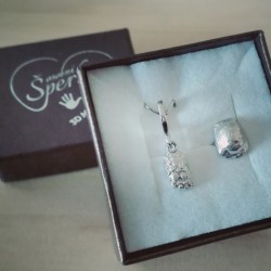 Stříbrný osobní šperk z 3D odlitku tlapky želvy a z odlitku krunýře